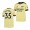 Youth Gabriel Martinelli Jersey Arsenal 2021-22 Yellow Away Replica