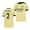 Youth Hector Bellerin Jersey Arsenal 2021-22 Yellow Away Replica