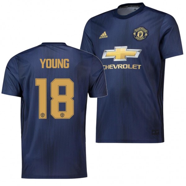 Youth Manchester United Ashley Young Jersey Cup Navy