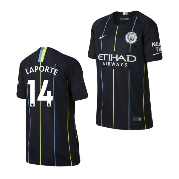 Youth Away Manchester City Aymeric Laporte Jersey Navy