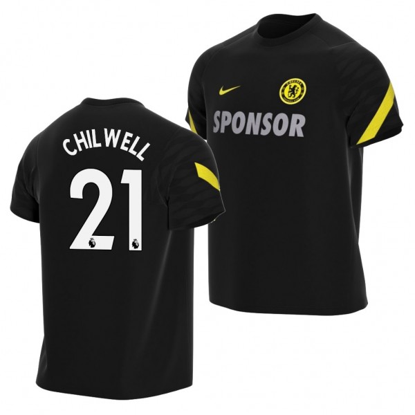 Men's Ben Chilwell Chelsea Training Jersey Black 2021-22