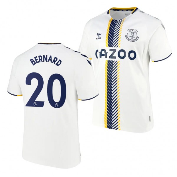 Men's Bernard Everton 2021-22 Third Jersey White Replica