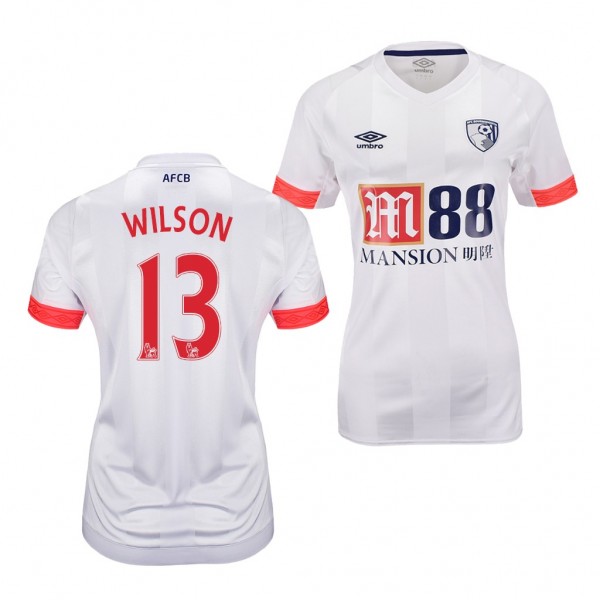 Men's Away Bournemouth Callum Wilson Jersey White