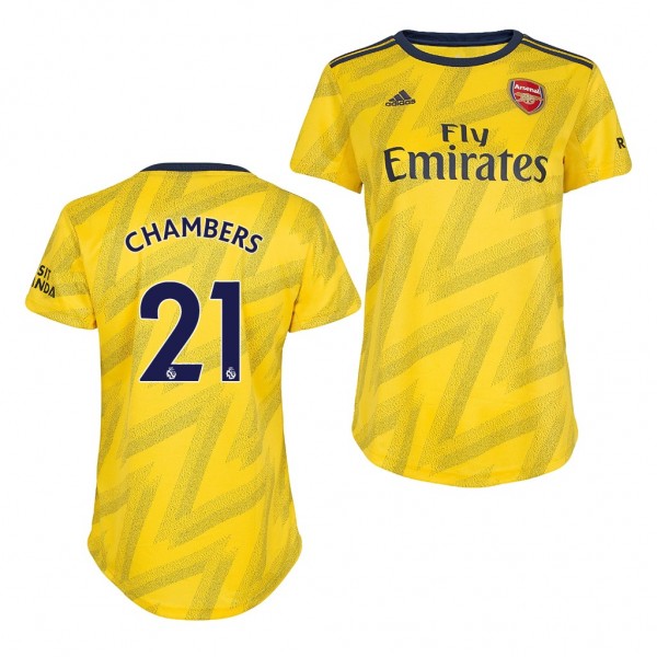 Women's Arsenal Calum Chambers Away Jersey 19-20