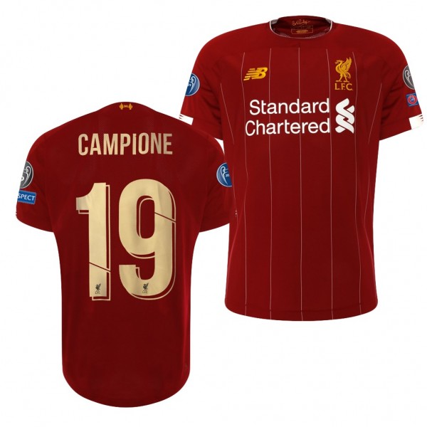 Men's Liverpool Campione 19-20 European Jersey Outlet