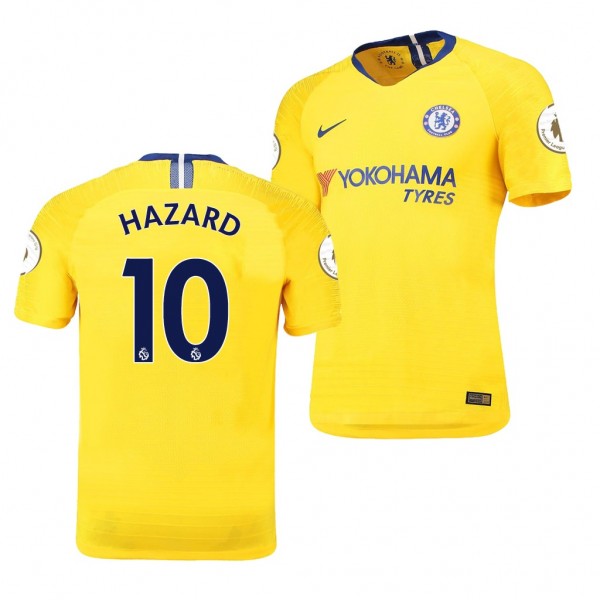 Men's Chelsea Eden Hazard Away Yellow Jersey