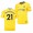 Men's Chelsea Davide Zappacosta Away Yellow Jersey