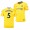 Men's Chelsea Jorginho Away Yellow Jersey