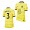 Youth Marcos Alonso Jersey Chelsea 2021-22 Yellow Away Replica
