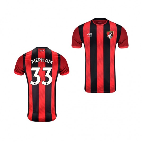 Men's AFC Bournemouth Chris Mepham 19-20 Home Official Jersey Outlet