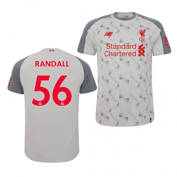 Men's Third Liverpool Connor Randall Light Grey Jersey