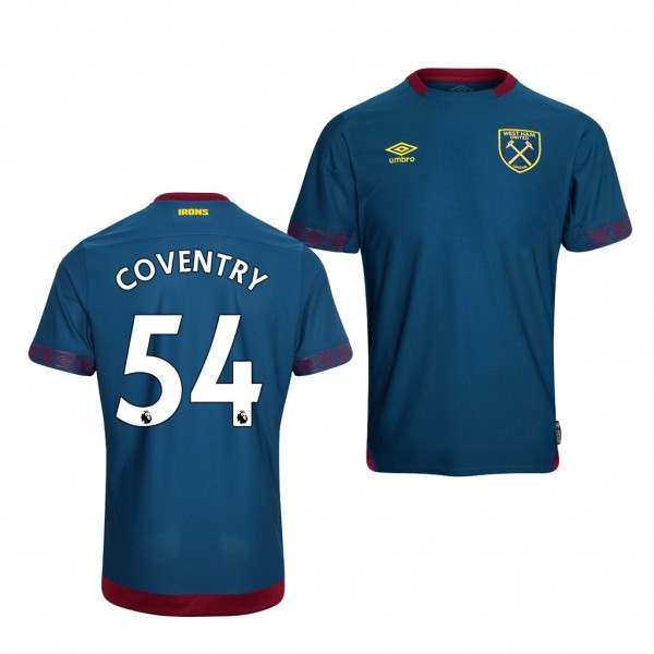 Youth Away West Ham United Conor Coventry Jersey Dark Teal