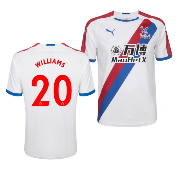 Men's Crystal Palace Jonny Williams Away White Jersey