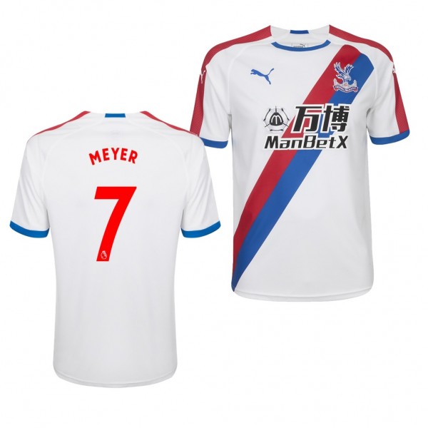 Men's Crystal Palace Max Meyer Away White Jersey