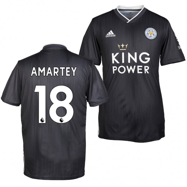 Men's Leicester City Daniel Amartey Jersey Third 19-20 Black