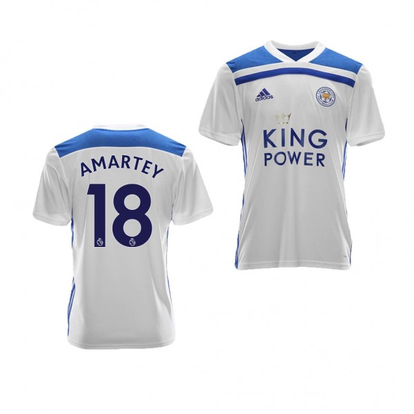 Men's Third Leicester City Daniel Amartey Jersey White