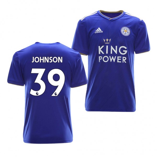 Men's Leicester City Home Darnell Johnson Jersey Royal