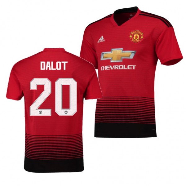Men's Manchester United Diogo Dalot Jersey Cup Red