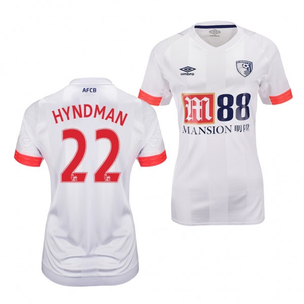 Men's Away Bournemouth Emerson Hyndman Jersey White