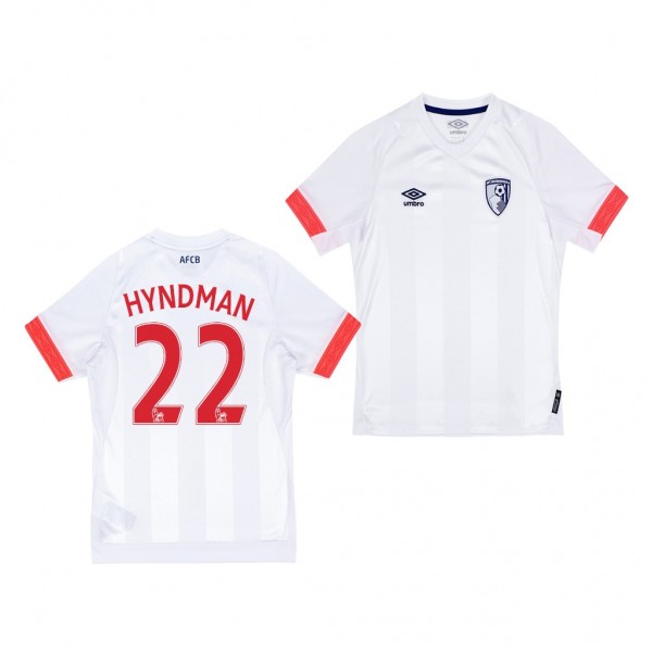 Men's Away Bournemouth Emerson Hyndman White Jersey