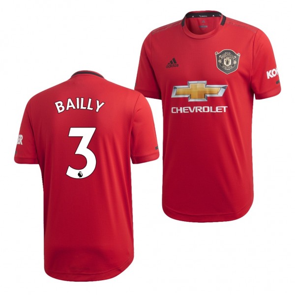 Men's Manchester United Eric Bailly 19-20 Official Red Jersey