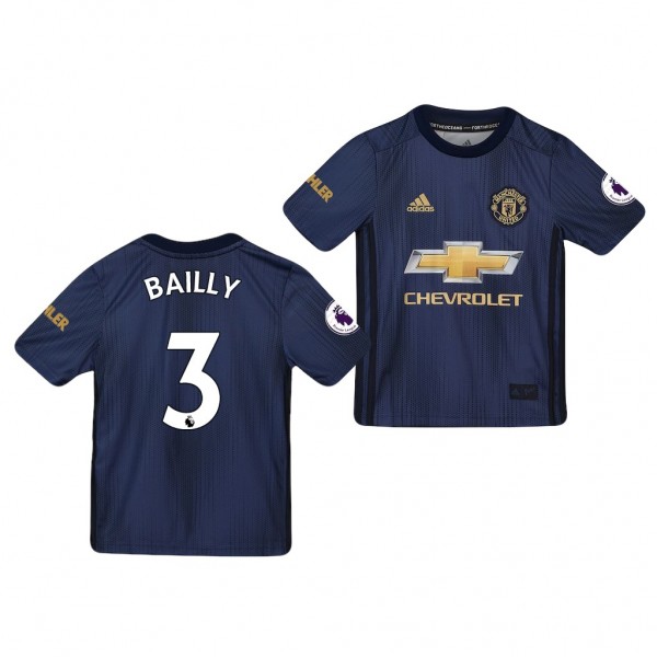 Men's Third Manchester United Eric Bailly Jersey Navy