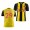 Men's Watford Home Etienne Capoue Jersey Black Yellow
