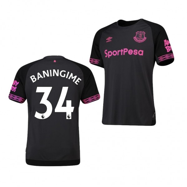 Men's Everton Beni Baningime Away Carbon Black Jersey Buy