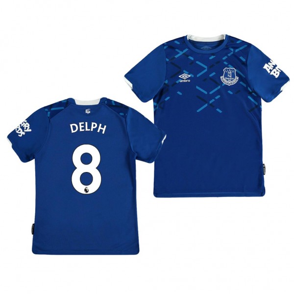 Youth Everton Fabian Delph Jersey Home 19-20 Short Sleeve Umbro