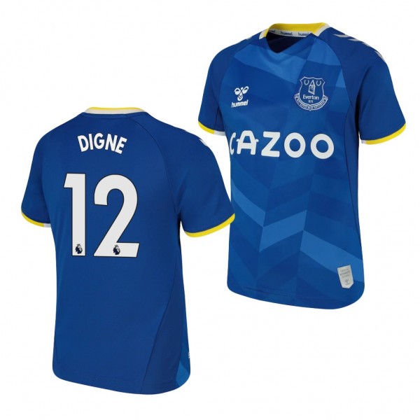 Youth Lucas Digne Jersey Everton 2021-22 Blue Home Replica