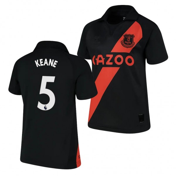 Youth Michael Keane Jersey Everton Black Away 2021-22 Replica