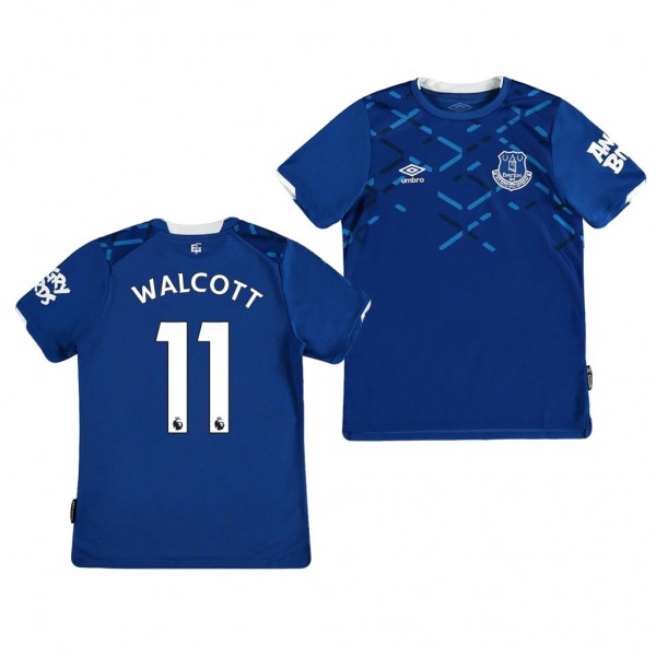 Youth Everton Theo Walcott Jersey Home 19-20 Short Sleeve Umbro