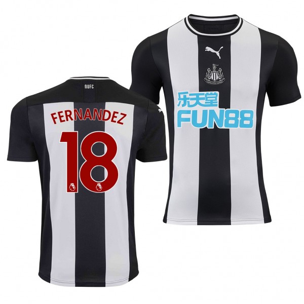 Men's Newcastle United Federico Fernandez Jersey Home 19-20 Short Sleeve