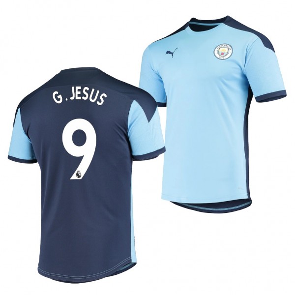 Men's Gabriel Jesus Manchester City Training Jersey Blue