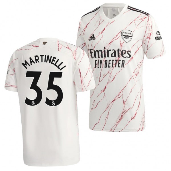 Men's Gabriel Martinelli Jersey Arsenal Away