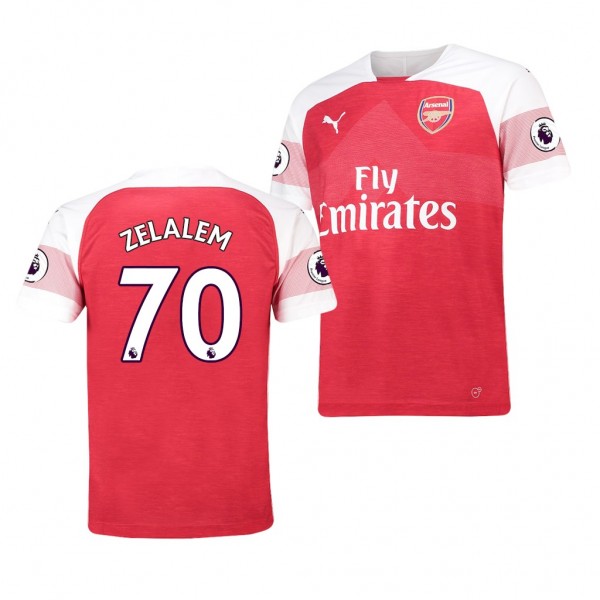 Men's Arsenal Replica Gedion Zelalem Jersey Red