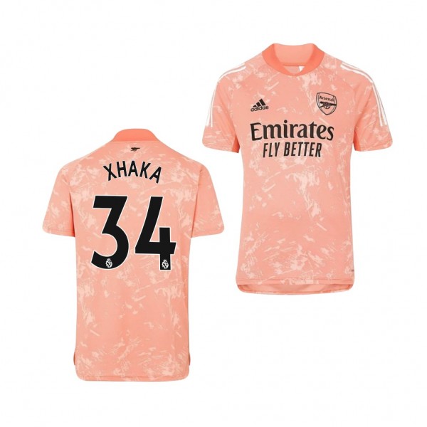 Men's Granit Xhaka Arsenal Pre-Match Jersey Pink Replica