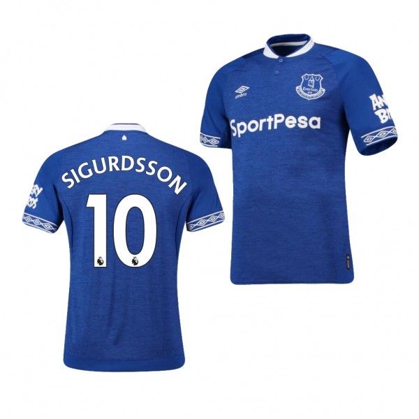 Men's Everton Home Gylfi Sigurdsson Jersey Blue