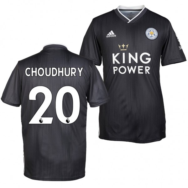 Men's Leicester City Hamza Choudhury Jersey Third 19-20 Black