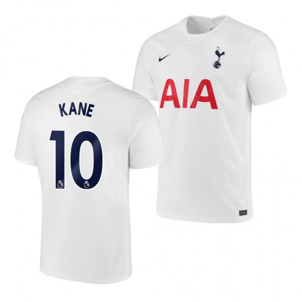Men's Harry Kane Tottenham Hotspur Home Jersey Breathe Stadium White 2021-22