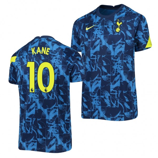 Youth Harry Kane Tottenham Hotspur Pre-Match Jersey Blue