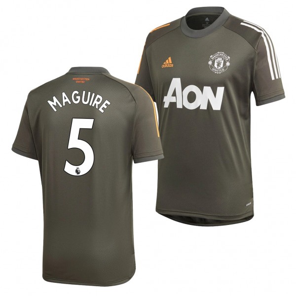 Men's Harry Maguire Jersey Manchester United Training Olive 2020-21