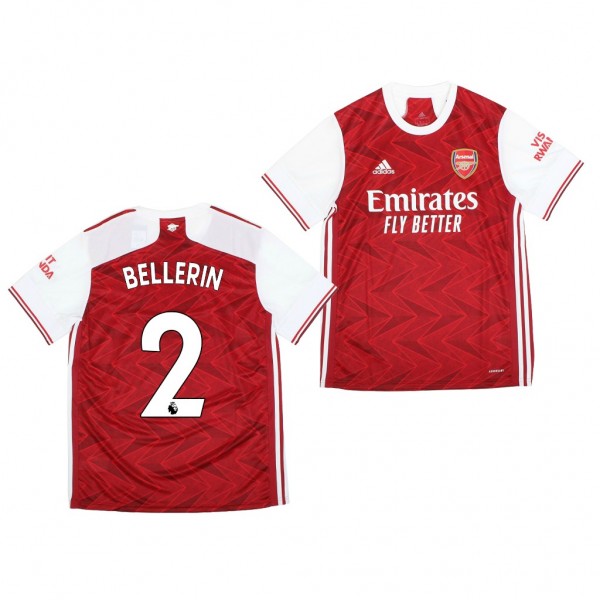 Men's Hector Bellerin Jersey Arsenal Home 2020-21 Short Sleeve