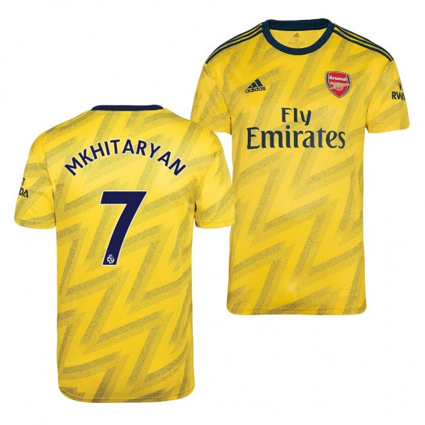 Men's Arsenal Henrikh Mkhitaryan Away Jersey 19-20