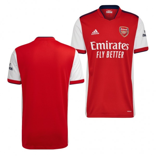 Men's Arsenal 2021-22 Home Jersey Red White Replica
