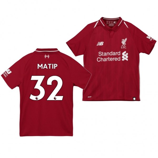 Youth Liverpool Joel Matip Home Official Jersey