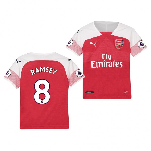 Youth Arsenal Aaron Ramsey Home Official Jersey