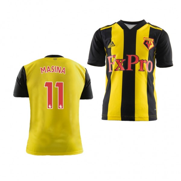 Youth Watford Adam Masina Home Official Jersey