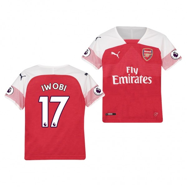 Youth Arsenal Alex Iwobi Home Official Jersey