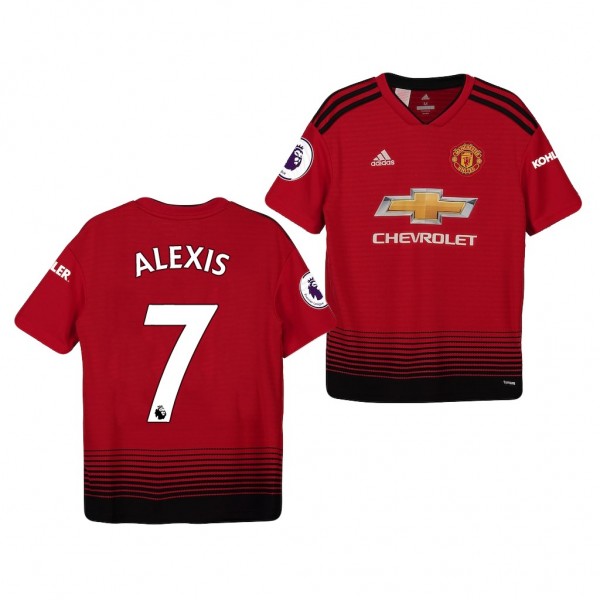 Youth Manchester United Alexis Sanchez Home Official Jersey